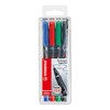 STABILO OHPEN UNIVERSAL-SADA 4 KS PERMANEN.POPISOV. S 0,4MM