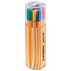 STABILO POINT 88- PIGGY-PACK 20 BAREV