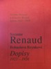 DOPISY 1923-1926  SUZANNE RENAUD BOHUSLAVU REYNKOVI