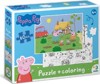 OBOUSTRANNÉ PUZZLE PRASÁTKO PEPPA
