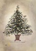 PŘÁNÍ BUG ART DC017-VÁNOČNÍ BLACK CHINTZ TREE
