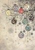 PŘÁNÍ BUG ART DC020-VÁNOČNÍ BAUBLE BRANCHES