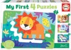 PUZZLE ZVÍŘÁTKA Z DIVOČINY 4V1 (5,6,7,8