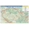 ČESKO NÁSTĚNNÁ FYZICKÁ MAPA MAPA 1:500T LAMINO LIŠTY