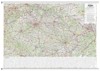 ČESKO - NÁSTĚNNÁ AUTOMAPA 1:360 000 S PLASTOVÝMI LIŠTAMI
