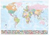 SVĚT-NÁSTĚNNÁ MAPA STÁTY A ÚZEMÍ, 1:21 000 000
