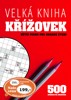 VELKÁ KNIHA KŘÍŽOVEK-ČERVENÁ S VĚTŠÍM PÍSMEM-500 ŠVÉDSKÝCH