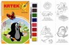 KRTEK-OMALOVÁNKY S VODOVÝMI BARVAMI