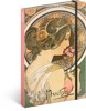 NOTES ALFONS MUCHA - PETRKLÍČ, LINKOVANÝ 13 X 21 CM