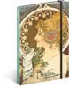 NOTES ALFONS MUCHA - PERO, NELINKOVANÝ 13 X 21 CM