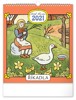 NÁSTĚNNÝ KALENDÁŘ JOSEF LADA - ŘÍKADLA