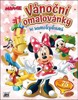 MINNIE - VÁNOČNÍ OMALOVÁNKY SE SAMOLEPKA