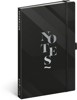 NOTIQUE NOTES ELEGANTNÍ, LINKOVANÝ, 13 X 21 CM