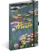 NOTIQUE NOTES CLAUDE MONET, LINKOVANÝ, 13 X 21 CM