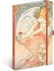 NOTIQUE NOTES ALFONS MUCHA - MALÍŘSTVÍ, LINKOVANÝ, 13 X 21 C