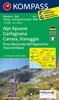 ALPI APUANE,GARFAGNANA,CARRARA,VIAREGGIO 1:50T-MAPA KOMPASS
