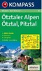 ÖTZTALER ALPEN, ÖTZTAL, PITZTAL 1:50T-MAPA KOMPASS 43