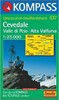 CEVEDALE, VALLE DI PEIO, ALTA VALFURVA 1:25T-MAPA KOMPASS