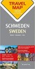 ŠVÉDSKO 1:800T MALMÖ STOCKHOLM OSLO TRAVELMAP KUNTH
