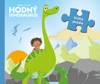 HODNÝ DINOSAURUS-KNIHA PUZZLE