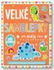 VELKÉ SAMOLEPKY PRO MALÉ RUCE DINO OSTROV