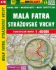 MALÁ FATRA,STRÁŽOVSKÉ VRCHY 1:40T-TURISTICKÁ MAPA