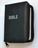 BIBLE - ZIP,ČERNÁ,UMĚLÁ KŮŽE