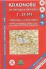 KRKONOŠE OD ZÁPADU K VÝCHODU 1:25T-TURISTICKÁ A LYŽAŘSKÁ MAP