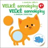 VELKÉ SAMOLEPKY S DOMÁCÍMI ZVÍŘATY KOČKA