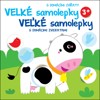 VELKÉ SAMOLEPKY S DOMÁCÍMI ZVÍŘATY KRAVIČKA